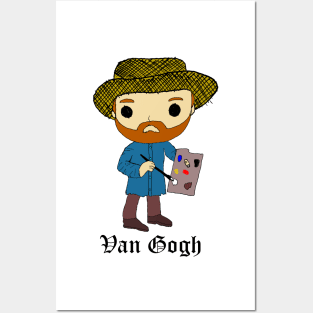 Vincent Van Gogh Cartoon Posters and Art